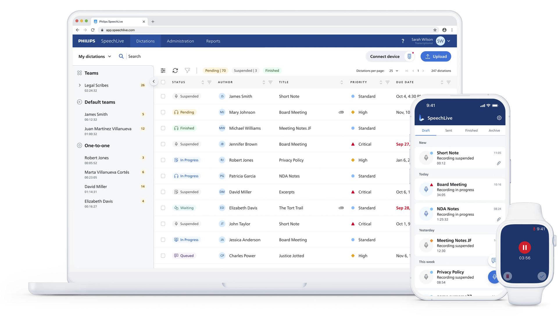 Philips SpeechLive Screenshot 1